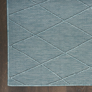 Nourison Practical Solutions PSL01 Aqua Area Rug Detail Image