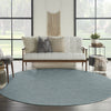 Nourison Practical Solutions PSL01 Aqua Area Rug Room Image Feature