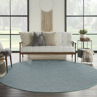 Nourison Practical Solutions PSL01 Aqua Area Rug Room Image Feature