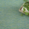 Nourison Practical Solutions PSL01 Blue Green Area Rug Room Image Feature
