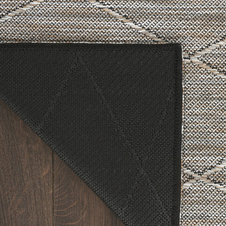 Nourison Practical Solutions PSL01 Grey Mocha Area Rug Corner Image