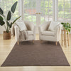 Nourison Practical Solutions PSL01 Mocha Area Rug Corner Image