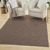 Nourison Practical Solutions PSL01 Mocha Area Rug Corner Image