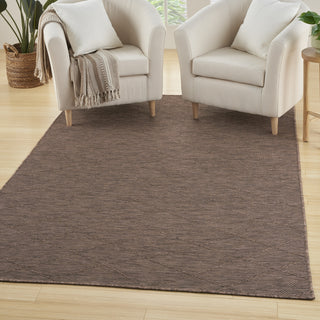 Nourison Practical Solutions PSL01 Mocha Area Rug Corner Image