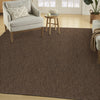 Nourison Practical Solutions PSL01 Mocha Area Rug Corner Image