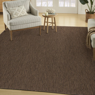 Nourison Practical Solutions PSL01 Mocha Area Rug Corner Image