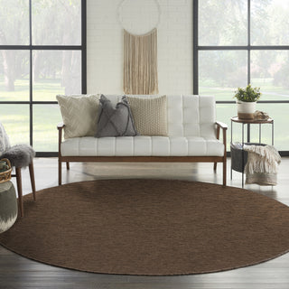 Nourison Practical Solutions PSL01 Mocha Area Rug Room Image Feature