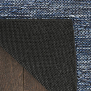 Nourison Practical Solutions PSL01 Navy Blue Area Rug Corner Image