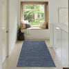 Nourison Practical Solutions PSL01 Navy Blue Area Rug Corner Image