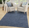 Nourison Practical Solutions PSL01 Navy Blue Area Rug Corner Image