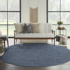 Nourison Practical Solutions PSL01 Navy Blue Area Rug Room Image Feature