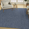Nourison Practical Solutions PSL01 Navy Blue Area Rug Corner Image