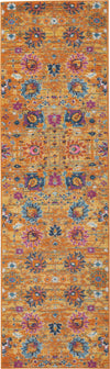 Nourison Passion PSN01 Sunburst Area Rug Corner Image