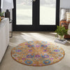 Nourison Passion PSN01 Sunburst Area Rug Detail Image