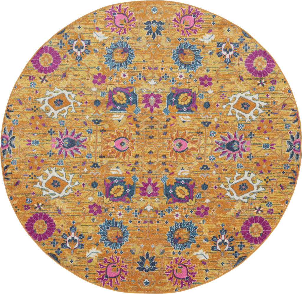 Nourison Passion PSN01 Sunburst Area Rug main image