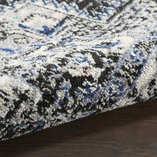 Nourison Passion PSN03 Black Ivory Area Rug Close Up
