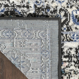 Nourison Passion PSN03 Black Ivory Area Rug Backing