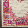 Nourison Passion PSN03 Ivory/Fuchsia Area Rug Detail Image