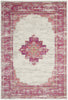 Nourison Passion PSN03 Ivory/Fuchsia Area Rug main image