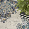 Nourison Passion PSN03 Ivory/Grey/Blue Area Rug Room Image