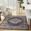 Nourison Passion PSN03 Navy Area Rug Room Image