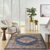 Nourison Passion PSN03 Navy Area Rug Room Image