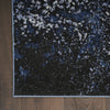 Nourison Passion PSN10 Light Blue Black Area Rug Detail Image