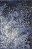 Nourison Passion PSN10 Light Blue Black Area Rug Main Image