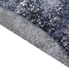 Nourison Passion PSN10 Light Blue Black Area Rug Corner Image