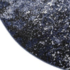 Nourison Passion PSN10 Light Blue Black Area Rug Texture Image