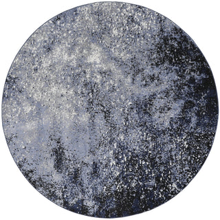 Nourison Passion PSN10 Light Blue Black Area Rug Main Image