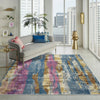 Nourison Passion PSN16 Grey/Multi Area Rug Room Image Feature