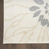 Nourison Passion PSN17 Ivory Grey Blue Area Rug Detail Image