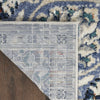 Nourison Passion PSN22 Grey Beige Area Rug Corner Image