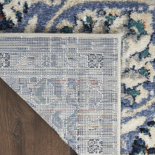 Nourison Passion PSN22 Grey Beige Area Rug Corner Image