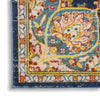 Nourison Passion PSN22 Navy Multicolor Area Rug Texture Image