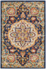 Nourison Passion PSN22 Navy Multicolor Area Rug Main Image