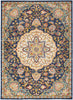 Nourison Passion PSN22 Navy Multicolor Area Rug Main Image
