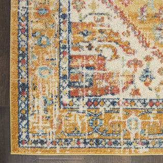 Nourison Passion PSN23 Ivory/Yellow Area Rug 