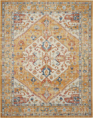 Nourison Passion PSN23 Ivory/Yellow Area Rug 