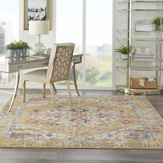 Nourison Passion PSN23 Ivory/Yellow Area Rug 