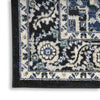 Nourison Passion PSN33 Black Ivory Area Rug Texture Image