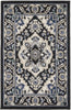 Nourison Passion PSN33 Black Ivory Area Rug Main Image