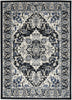 Nourison Passion PSN33 Black Ivory Area Rug Main Image