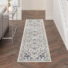 Nourison Passion PSN33 Ivory/Grey Area Rug Corner Image