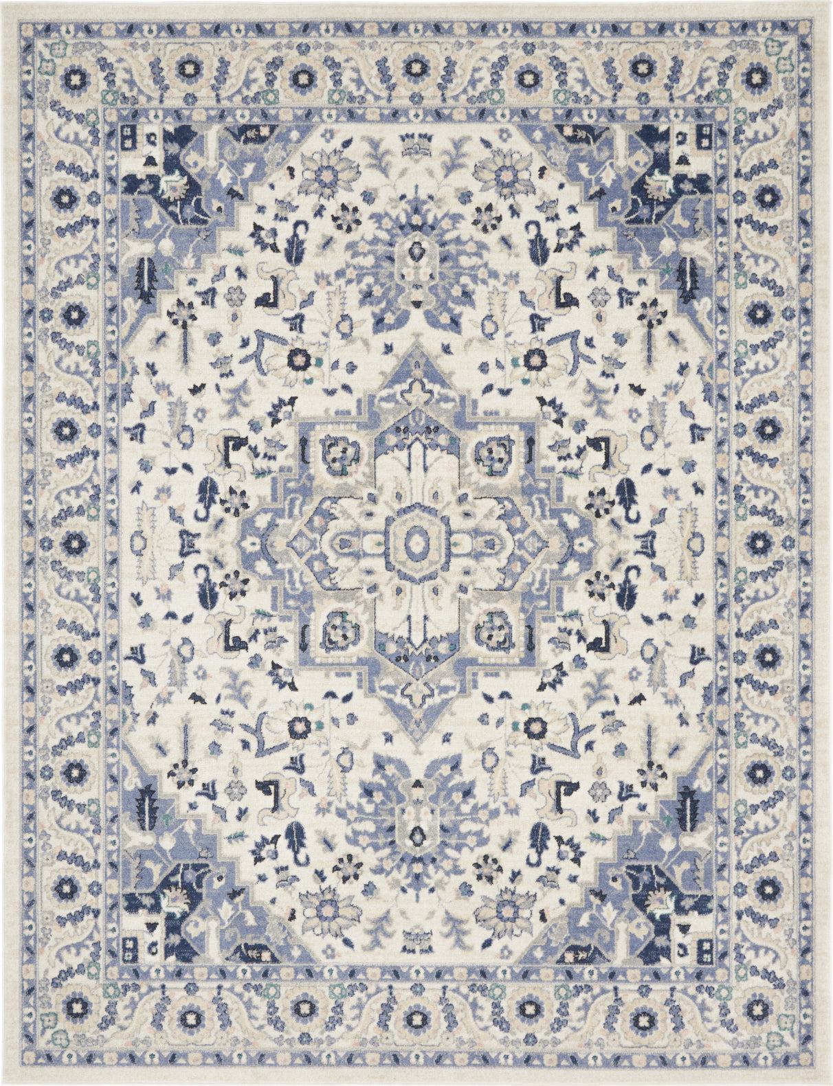 Nourison Passion PSN33 Ivory/Grey Area Rug main image