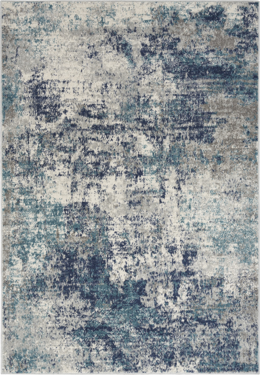 Nourison Passion PSN36 Ivory/Teal Area Rug main image