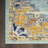 Nourison Passion PSN52 Aqua Multicolor Area Rug Detail Image