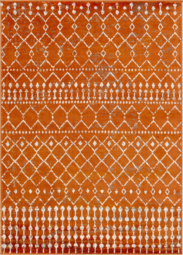 Livabliss Pisa PSS-2371 Rust Area Rug