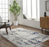 Surya Pisa PSS-2372 Light Silver Area Rug Room Scene Feature